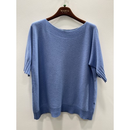 Marta MdcCosanza Knit - Blå strik 9511 Jeans1208