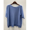 Marta MdcCosanza Knit - Blå strik 9511 Jeans1208