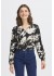Fransa FRARIANA BL 4 - Sort printet bluse 20614542 Dis Floral Black