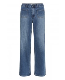 Kaffe KAbrook HW Reg Fit Jeans - Medium blå jeans 10510722 Medium Blue