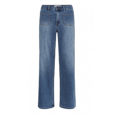 Kaffe KAbrook HW Reg Fit Jeans - Medium blå jeans 10510722 Medium Blue