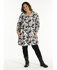 Gozzip GBentina Tunic - Printet kjole G255018 Multi Colour print