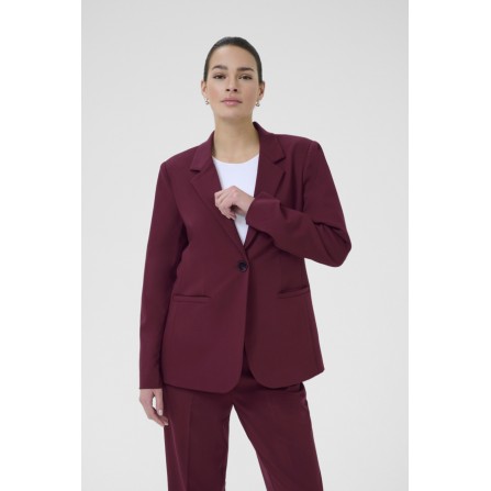 Kaffe KAsakura Blazer - Vinrød Habitjakke 10506684 Windsor Wine