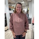 Pulz PZSHELLY LS Blouse - Rosa ternet bluse 50210340 Chili Pepper