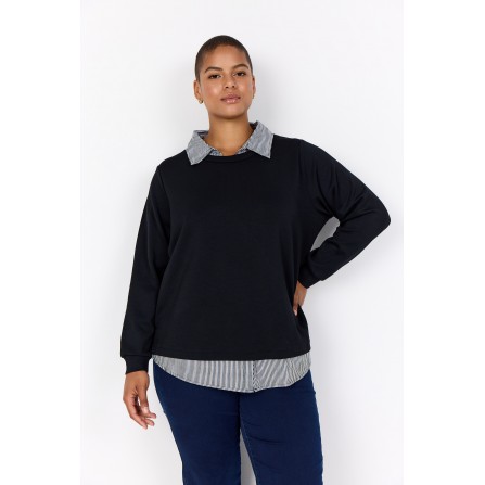 Wasabi WA-SABINA 63 - To i en bluse W20443 Black Combi