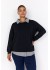 Wasabi WA-SABINA 63 - To i en bluse W20443 Black Combi