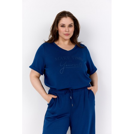 Wasabi WA-SABINA 57 - Blå t-shirt W20412 Estate Blue