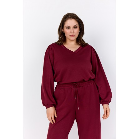 Wasabi WA-SABINA 58 - Vinrød bluse W20413 Dark Red