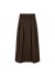 Co'couture AnyaCC Pleat Skirt - Brun nederdel 34178 Mocca