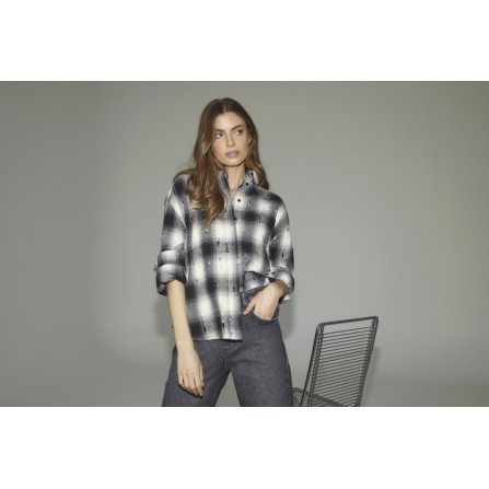 Co'couture MobyCC Check Shirt - Ternet skjorte 35900 Black