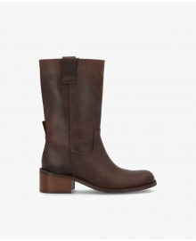 Phenumb MARTINA - Brun skind støvle P232-1907 Leather Chocolat
