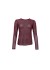 Black Colour BCALEXIS TEE WISTONES - Vinrød mesh med sten 40746 Plum