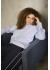Zhenzi Zh-Sofi 1064-Blouse L/S - Blå stribet skjorte med sten 201064 Navy