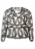 Zhenzi Zh-Sini 1058 Blouse L/S - Armygrøn printet bluse 201058 Army Way