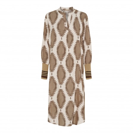Marta MdcSkye Dress - Beige printet kjole 25230 Fangotg384ba