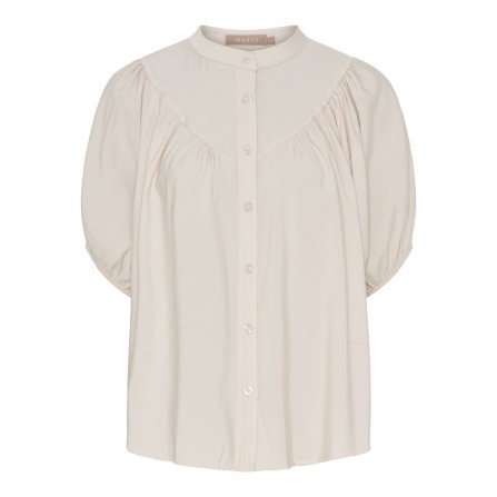 Marta MdcMelodie Blouse - Beige bluse 58210 DarkBeige32