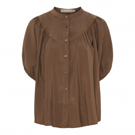 Marta MdcMelodie Blouse - Brun bluse 58210 Brown276