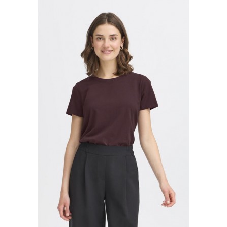 Fransa FRZashoulder 1 Tee - Bordeaux T-shirt 20605388 Fudge
