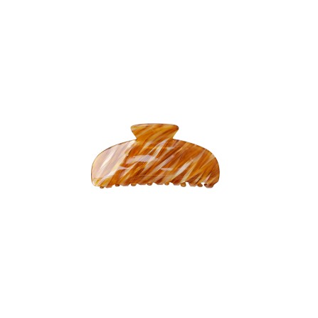 Black Colour BCAUSTIN HAIR CLAW - Brun stribet hårspænde 5958 Amber