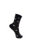 Black Colour BCFINJA HEART SOCK - Sort strømpe med hjerter 4344 Black