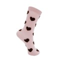 Black Colour BCMAYLINE HEART SOCK - Strømper med hjerter 4378 Lt. Rose