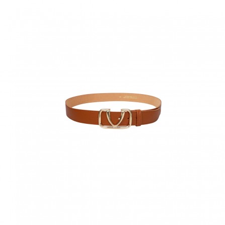 Black Colour BCUMA BELT - Cognac farvet bælte med guldspænde 10320 Cognac