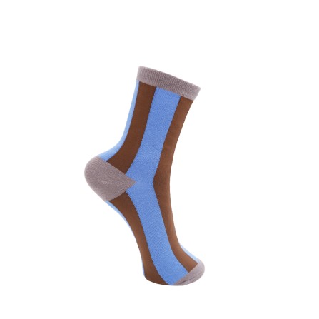 Black Colour BCYESENIA SOCK - Strømper 4375 Blue/Brown