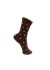 Black Colour BCLUMINA SOCK - Strømper 4385 Coffee w. Dots