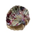 Pico Petite Ariel Claw - Lille grøn/vinrød musling hårklemme CL16 Green/Purple Quazite