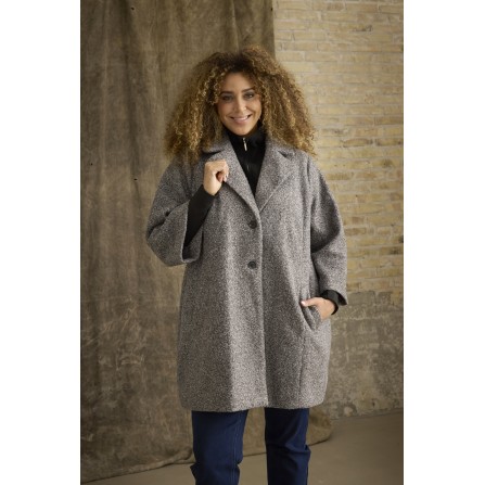 Zhenzi Zh-Nell 870 Jacket - Grå meleret jakke 200870 Semi Grey Melange