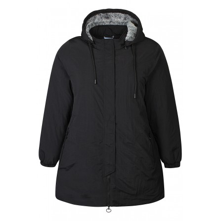 Zhenzi Zh-Naya 875-Jacket - Sort quiltet jakke 200875 Black