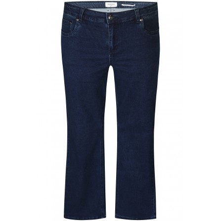 Zhenzi Zh-Step 105-Fit - Mørk denim Jeans 201077 Raw Blue
