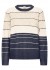 Fransa FRELLIS PU 2 - Marineblå stribet strik 20614493 Night Sky Melange