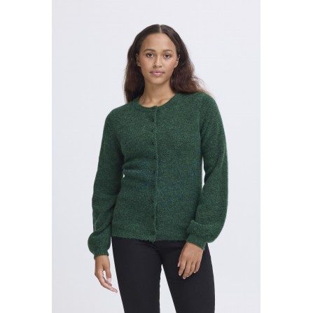 ICHI IHSDIS CA - Grøn cardigan 20124541 Pineneedle