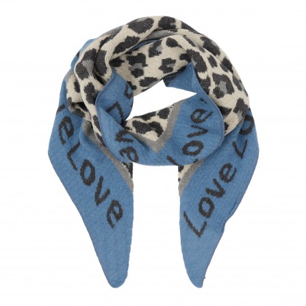 Marta MdcClio Scarf - Blåt trekantet tørklæde BA-0746 Blue23