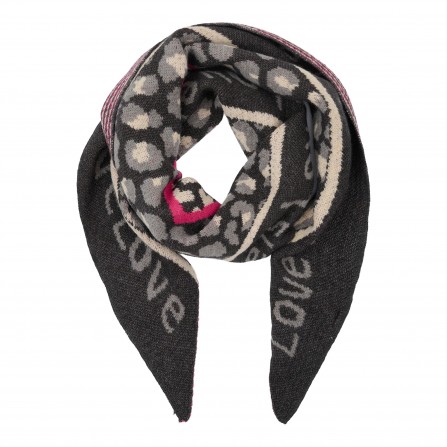 Marta MdcClio Scarf - Gråt trekantet tørklæde BA-0746 Grey5