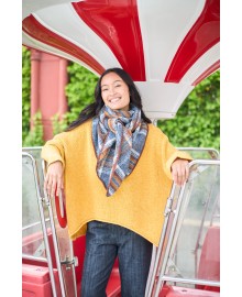 Black Colour BCALESSIA KNIT JUMPER - Gul strik 1191 Curry