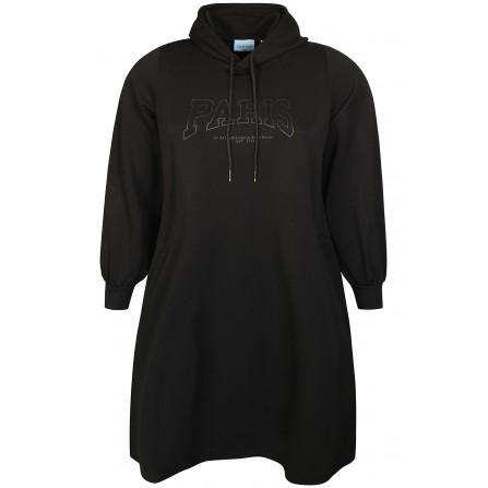 Zhenzi Zh-Mya 1034 L/S - Sort kjole 201034 Black