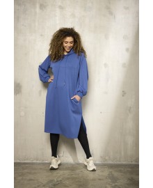 Zhenzi Zh-Mya 1034 L/S - Blå kjole 201034 True Blue