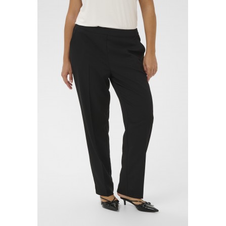 Kaffe Curve KCsakira Long Pants - Sort habitbuks 10581088 Black Deep