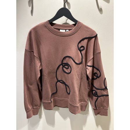 ICHI IHKASURA SW2 - Brun sweatshirt 20124585 Marron/Black