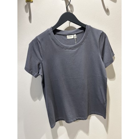 Fransa FRZashoulder 1 Tee - Grå T-shirt 20605388 Gray Pinstripe