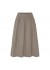 Marta Mdc Ciela Skirt -  Beige/grå fløjls nederdel 257080V Fango Solid