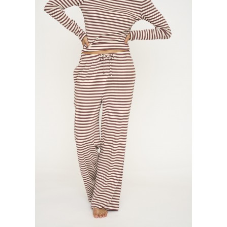 JBS of DK ribbed pants - Rosa stribet buks 1199-21 Red