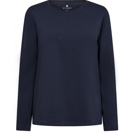JBS of DK Tee is- Blå langærmet bambus t-shirt 11230-14 Blue