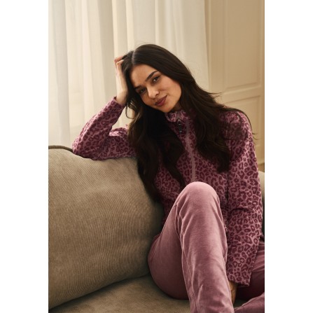 Decoy Velour Homewear Set - Rosa velour hjemmesæt 88227 Rose