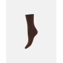 Decoy Ankle sock fine knit Bam - Brun bambus ankelstrømpe 20345