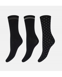 Decoy Ankle Sock Bambus - 3 pack Bambus Ankelstrømper 21345 Multicolour
