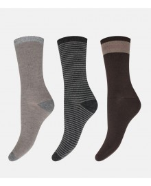 Decoy Ankle Sock Bambus - 3 pack Bambus Ankelstrømper 21345 Multicolour