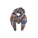 Black Colour BCLEONI CHEQUERED SCARF - Ternet tørklæde 208356 Grey